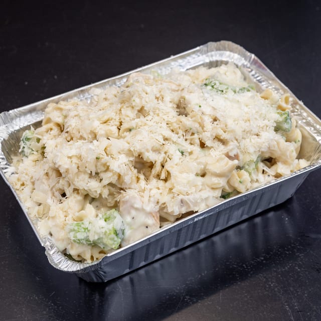 Chicken Broccoli Alfredo.