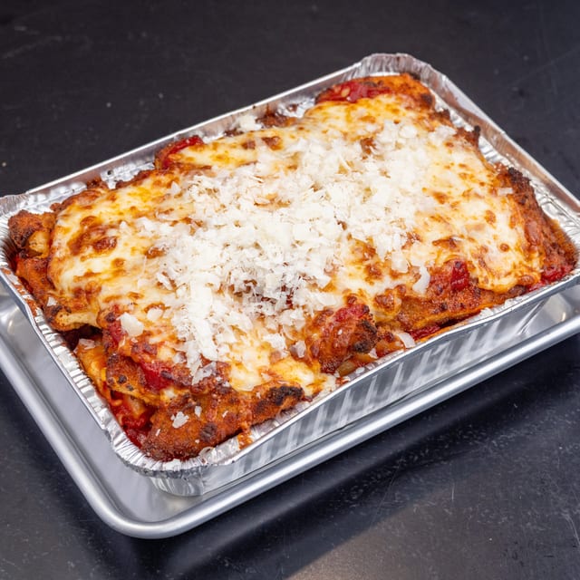 Chicken Parmesan Pasta.