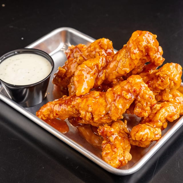 Flavored Chicken Strips.